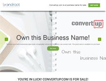 Tablet Screenshot of convertup.com